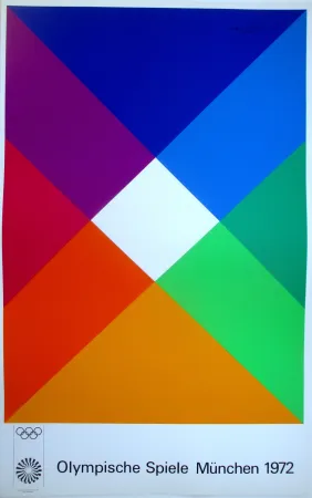 Serigrafía Bill - OL 1972 - original colour silkscreen