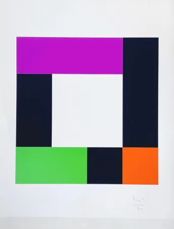 Serigrafía Bill - Sans titre 