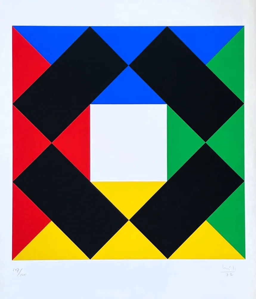 Serigrafía Bill - Sans titre 