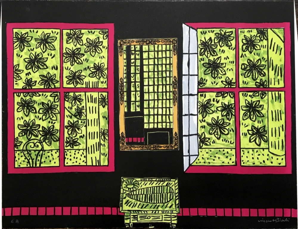 Litografía Bioulès - Printemps