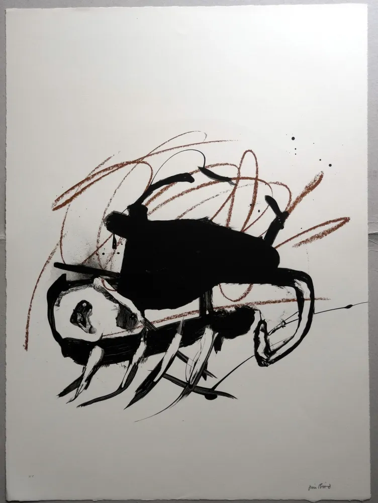 Litografía Bird - A.L Galería Joan Prats