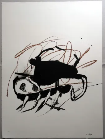 Litografía Bird - A.L Galería Joan Prats