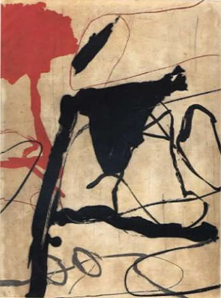 Grabado Bird - Coming back for my wings