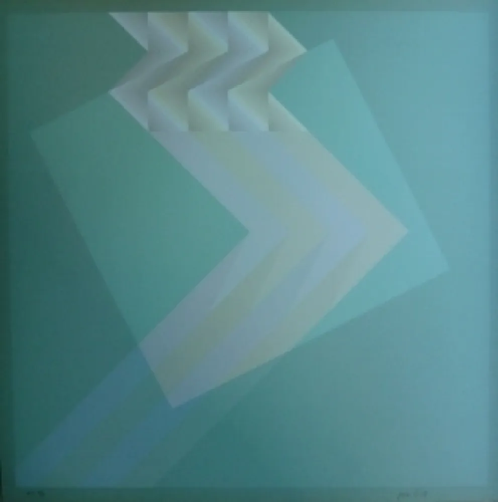 Litografía Bird - Tribute to Vasarely 13