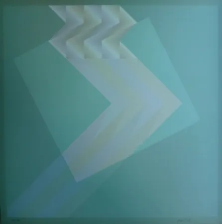 Litografía Bird - Tribute to Vasarely 13