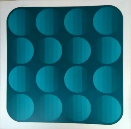 Litografía Bird - Tribute to Vasarely 4