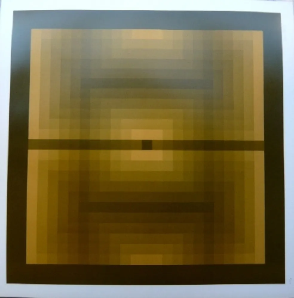 Litografía Bird - Tribute to Vasarely 5