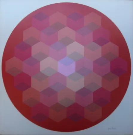 Litografía Bird - Tribute to Vasarely 8