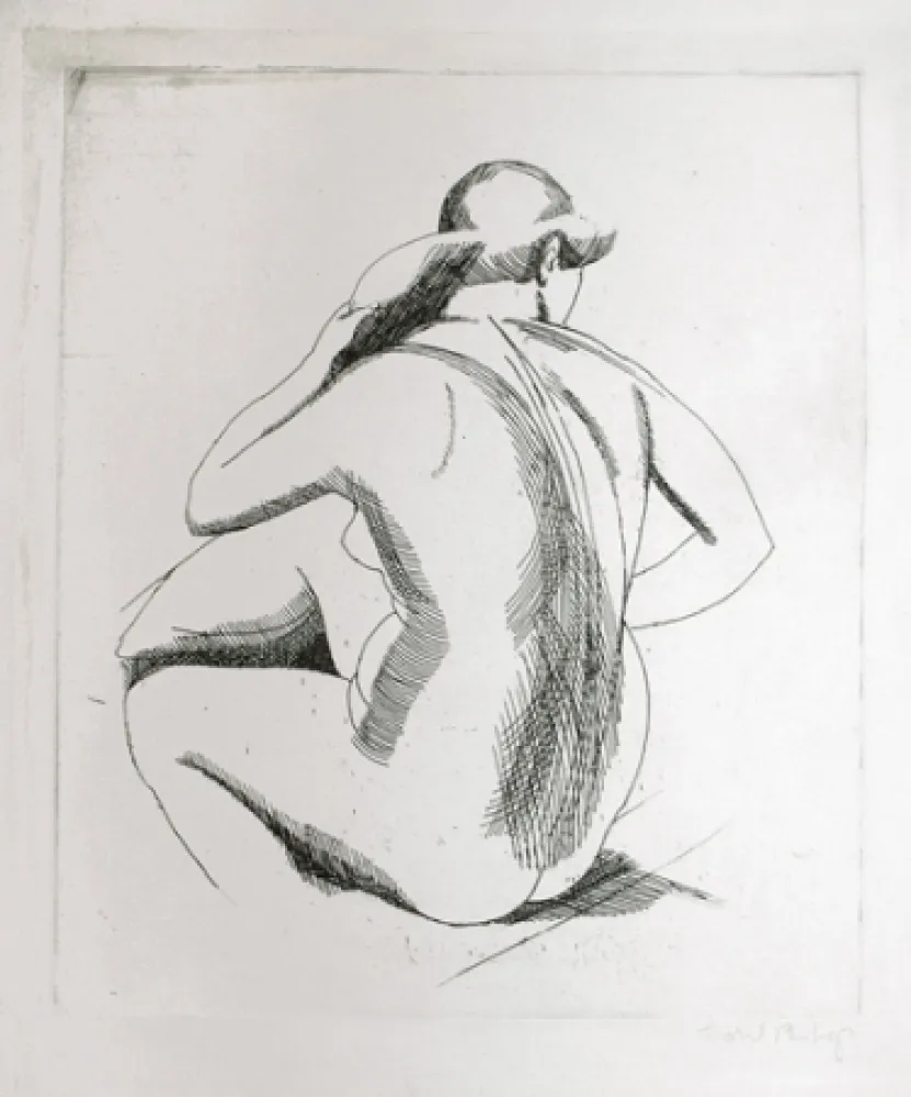 Grabado Bishop - Isabel Bishop.  Eight Etchings, 1925-1931.