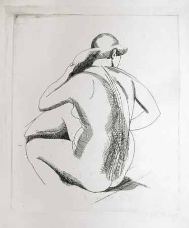 Grabado Bishop - Isabel Bishop.  Eight Etchings, 1925-1931.