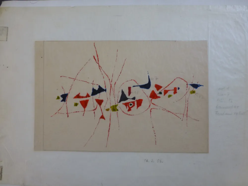 Sin Técnico Bissier - Projet de tapis 