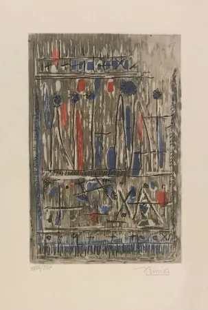 Grabado Bissiere - Composition 