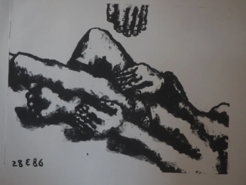 Litografía Blais - Sans titre