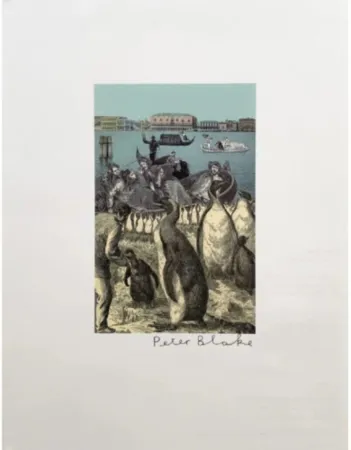 Serigrafía Blake - Venice - Exhibition poster