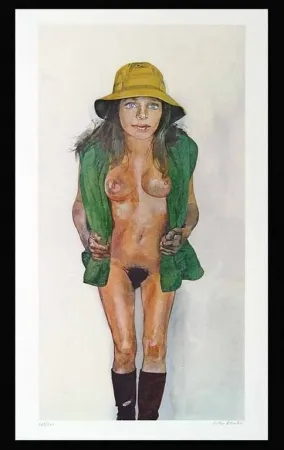 Litografía Blake - Yellow Hat