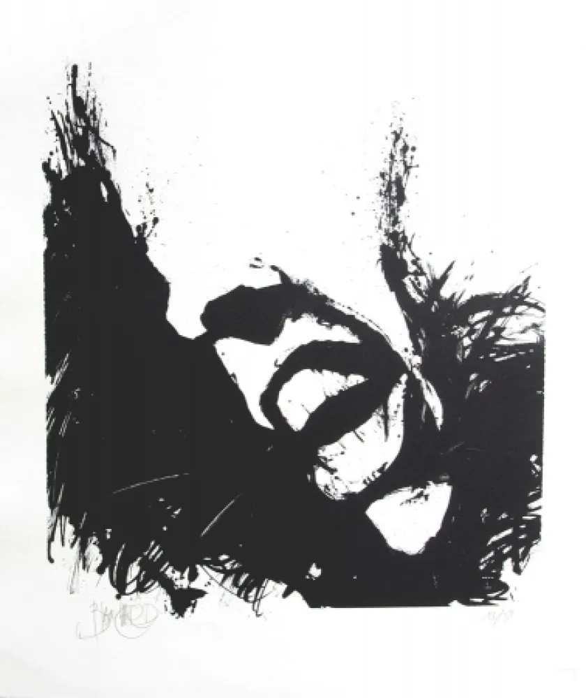 Litografía Blanchard - Hommage à Brel