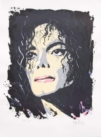 Litografía Blanchard - Hommage à Michaël Jockson