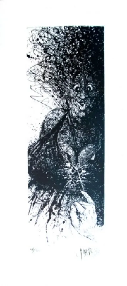 Aguafuerte Blanchard - La Grosse Adrienne