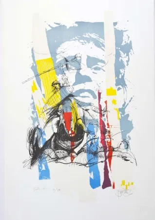 Litografía Blanchard - Sous le soleil de J. Brel