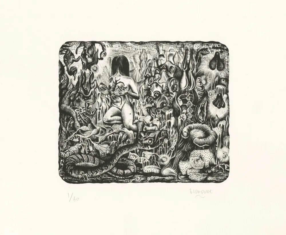 Litografía Blanquet - Majesté Furtive