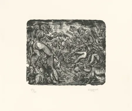 Litografía Blanquet - Rixe Urticante