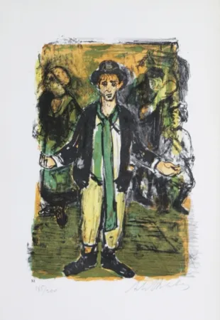 Litografía Blatas - 	L'opera des Guaux, The Beggers Opera plate XI