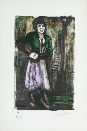 Litografía Blatas - 	L'opera Des Gueux The Beggers Opera plate VII