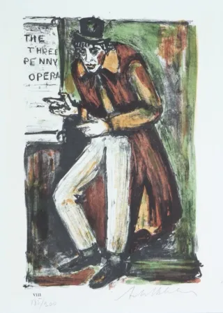 Litografía Blatas - 	L'Opera Des Gueux, The Beggers Opera Plate VIII