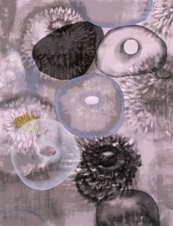Serigrafía Bleckner - Happiness For Instance I