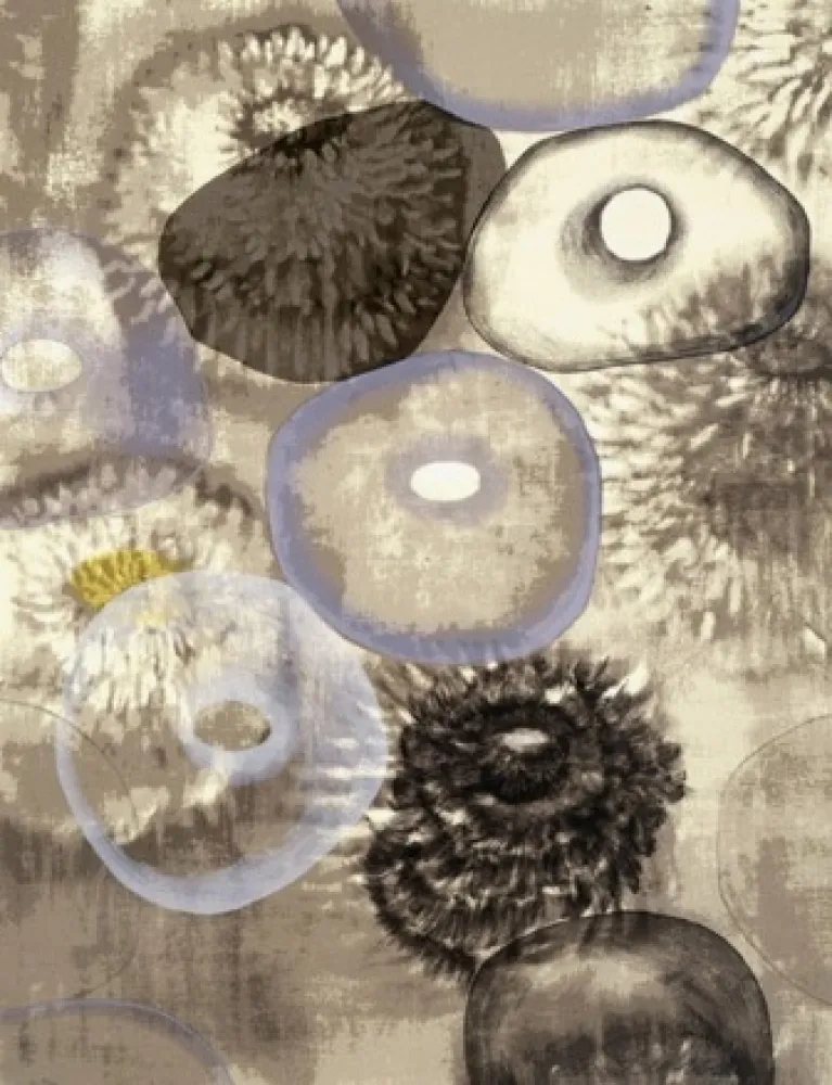 Serigrafía Bleckner - Happiness For Instance III