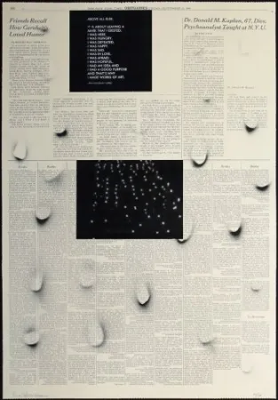 Litografía Bleckner - September 23rd bis (variant 3)