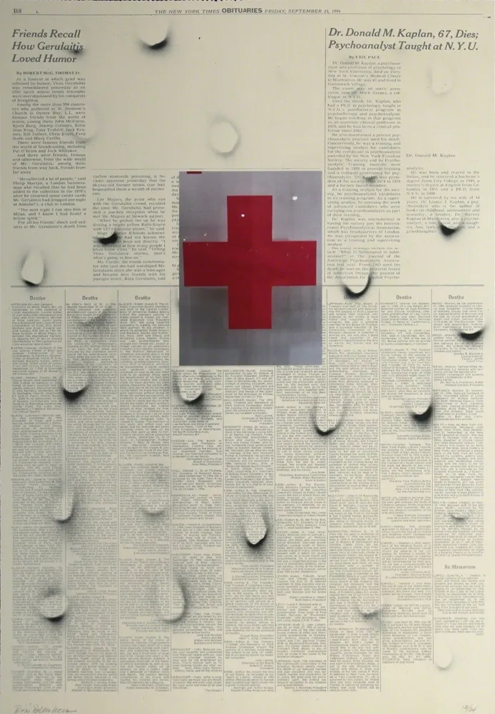 Litografía Bleckner - September 23rd bis (variant 4)