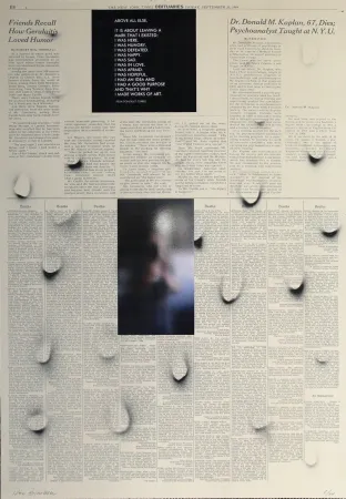 Litografía Bleckner - September 23rd bis (variant 6)