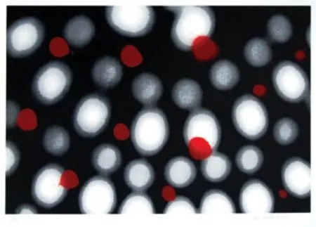 Serigrafía Bleckner - Untitled