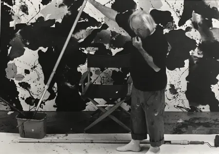 Fotografía Blum - Sam Francis in his studio