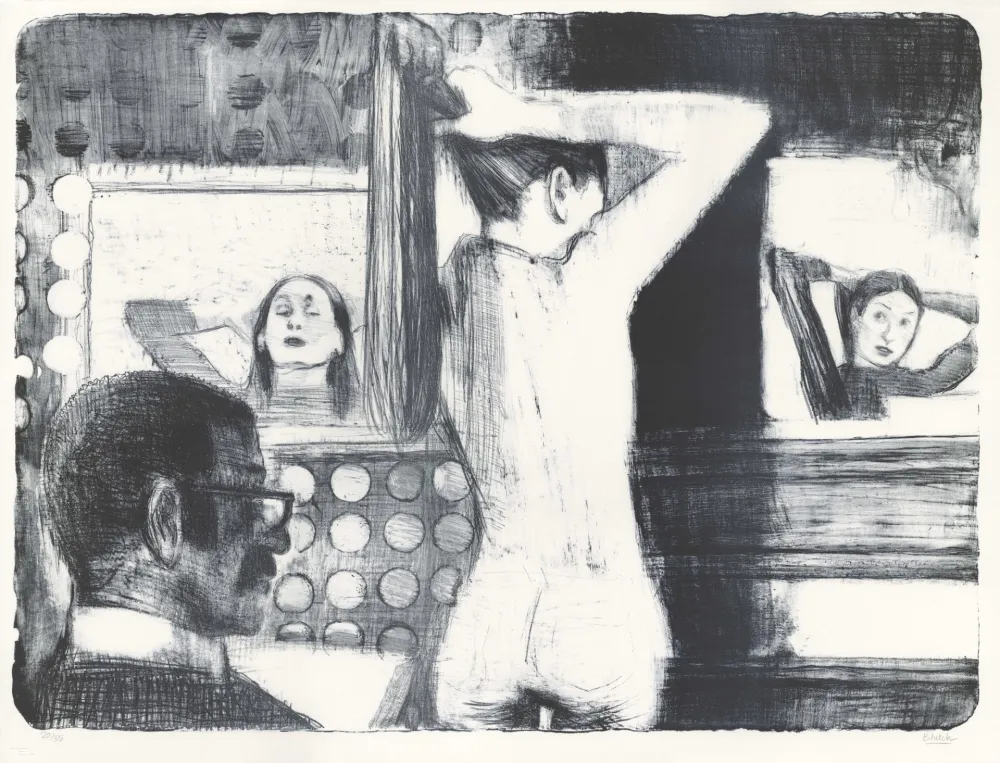 Litografía Blutch - Roach