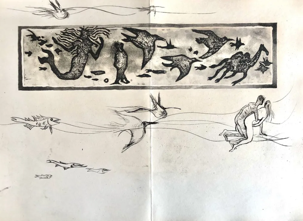 Aguafuerte Y Aguatinta Bo - Le Meneur d'ombres