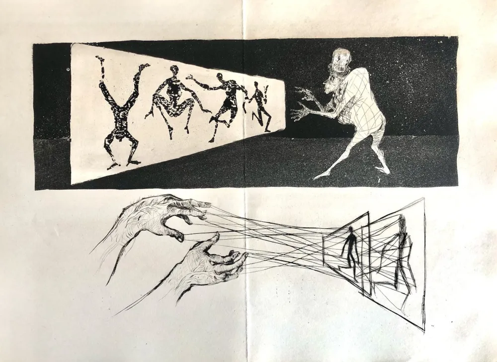 Aguafuerte Bo - Le Meneur d'ombres