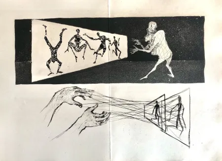 Aguafuerte Bo - Le Meneur d'ombres