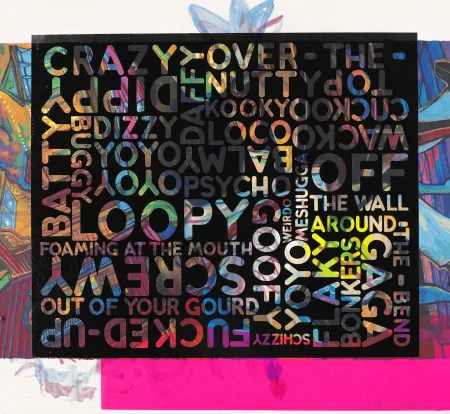 Serigrafía Bochner - Crazy (With Background Noise)