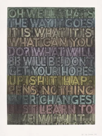Serigrafía Bochner - Oh Well
