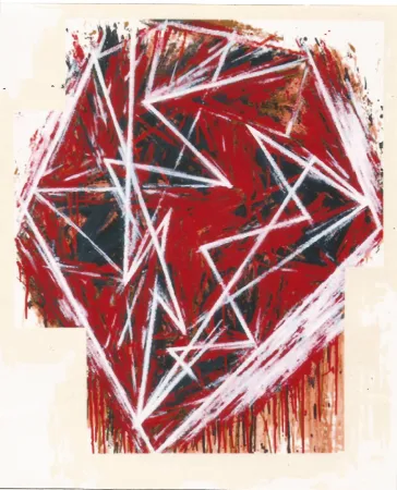 Serigrafía Bochner - Untitled