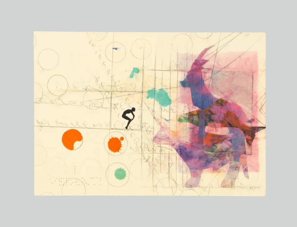 Litografía Boetti - Boetti A4