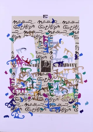 Litografía Boetti - SHAKESPEARE AND COMPANY