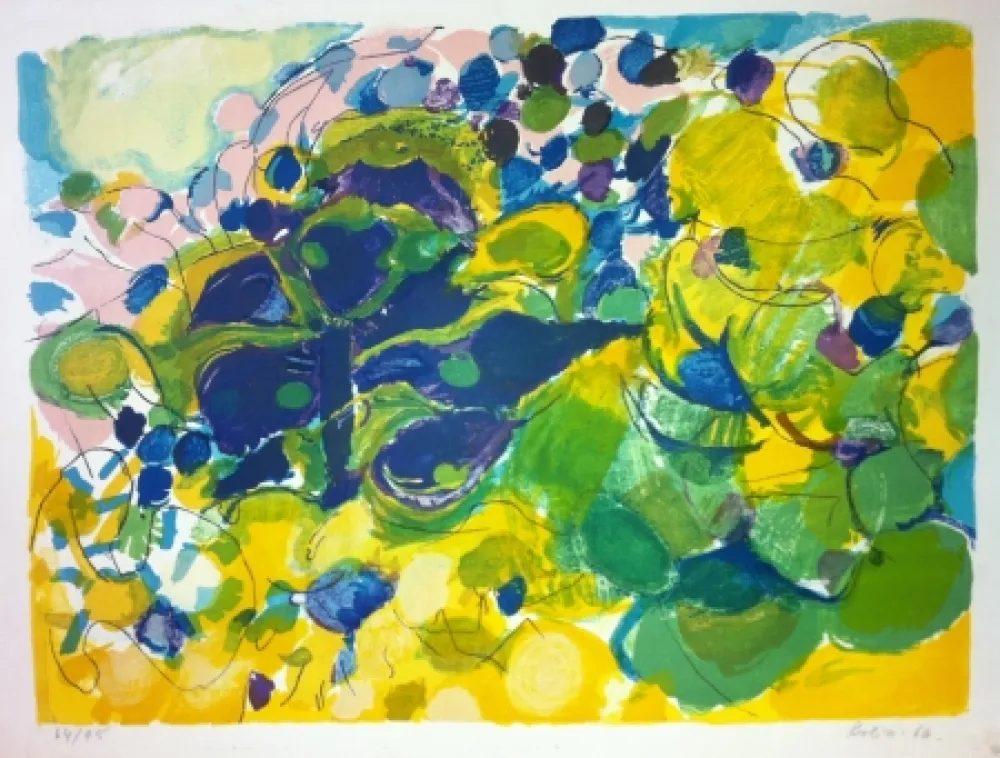 Litografía Bolin - Composition 2