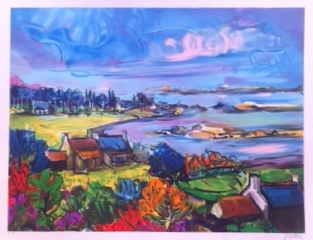 Litografía Bolorè  - La bretagne