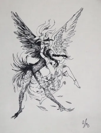 Grabado Bonabel - Louis-Ferdinand Céline - Gravure Originale 