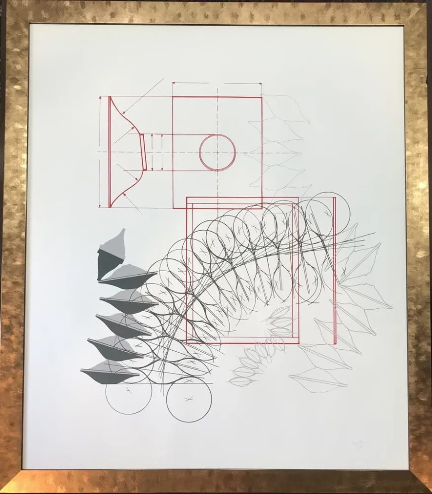 Litografía Bonalumi - Senza titolo 