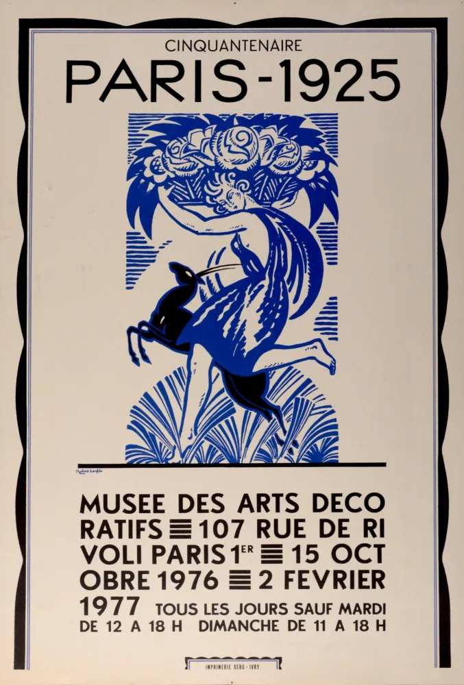 Litografía Bonfils - Paris 1925 - Musée des Arts Décoratifs, 1976