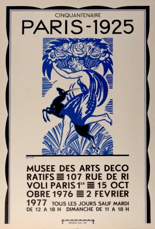 Litografía Bonfils - Paris 1925 - Musée des Arts Décoratifs, 1976